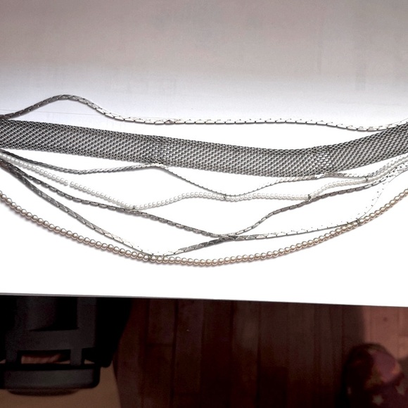 ✨Rare Stunning 1920’s Style Vintage Art Deco CHANEL Silver Choker Necklace 💥 - Picture 17 of 17